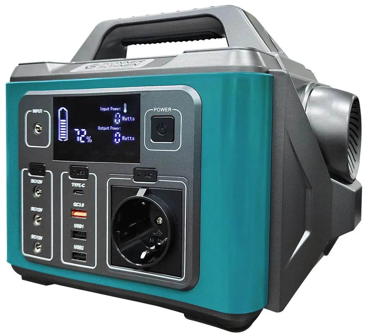 Statie de incarcare portabila Konner & Sohnen KS 300PS (Turquoise/Black)