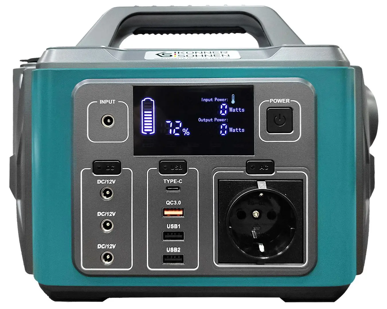 Statie de incarcare portabila Konner & Sohnen KS 300PS (Turquoise/Black)