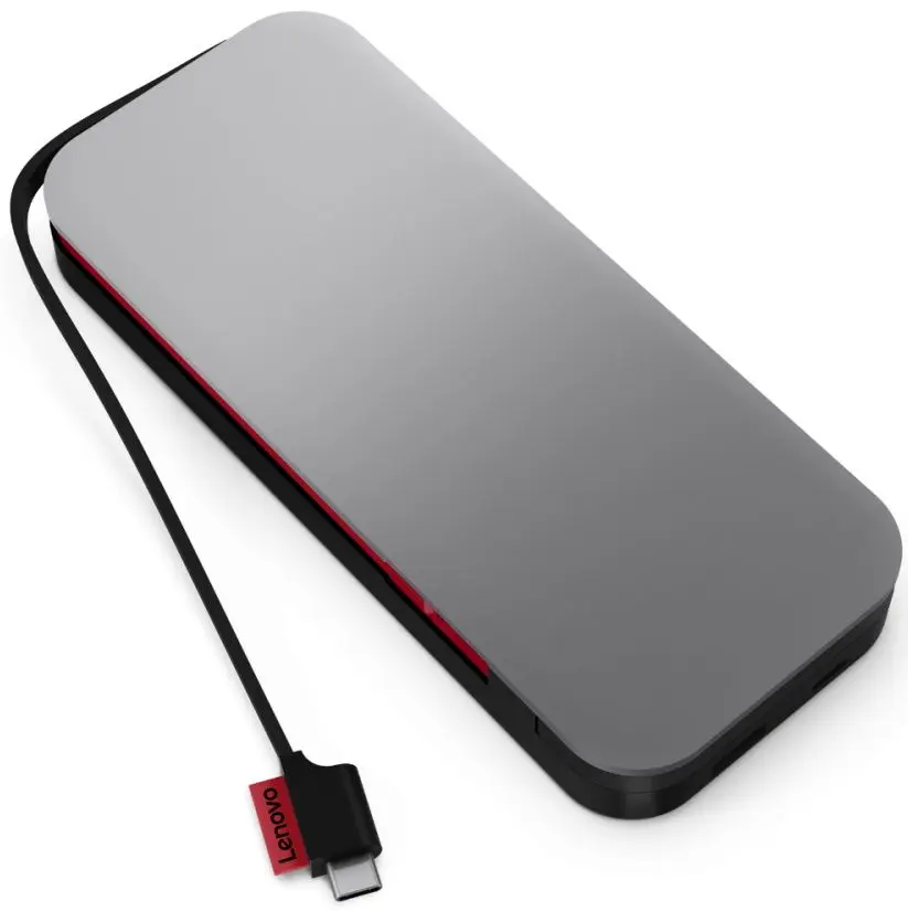 Acumulator extern universal Lenovo 40ALLG2WWW 20000mAh (Thunder Blac/Silver)
