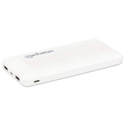Универсальный внешний аккумулятор Manhattan 406277 10000 mAh (White) Thumb