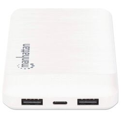 Универсальный внешний аккумулятор Manhattan 406277 10000 mAh (White) Thumb