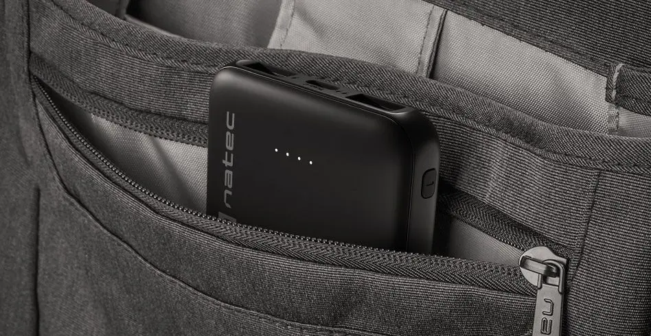 Универсальный внешний аккумулятор Natec Trevi Compact NPB-1940 5000 mAh (Black) - 4