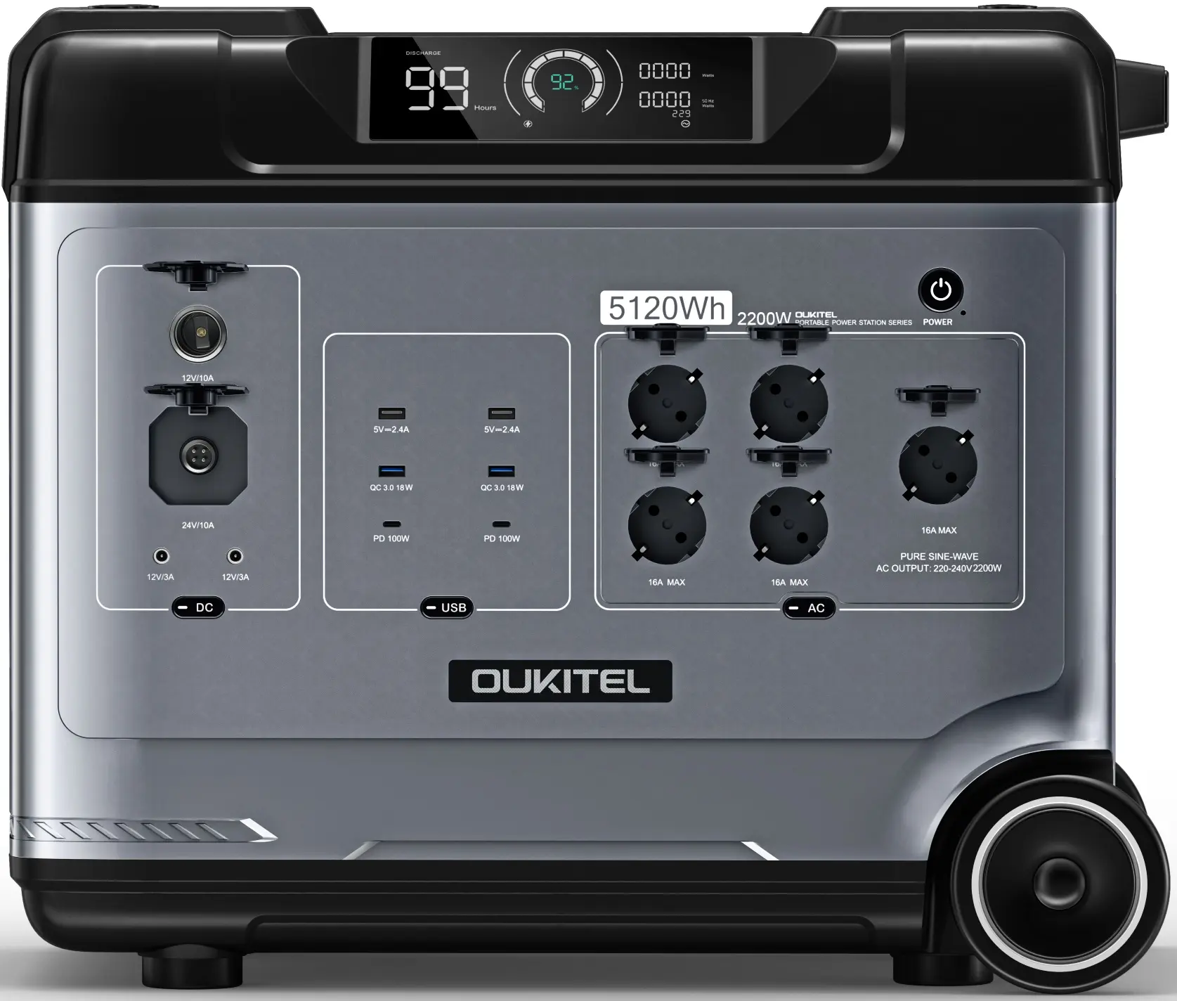 Statie de alimentare electrica portabila Oukitel P5000E (Grey)