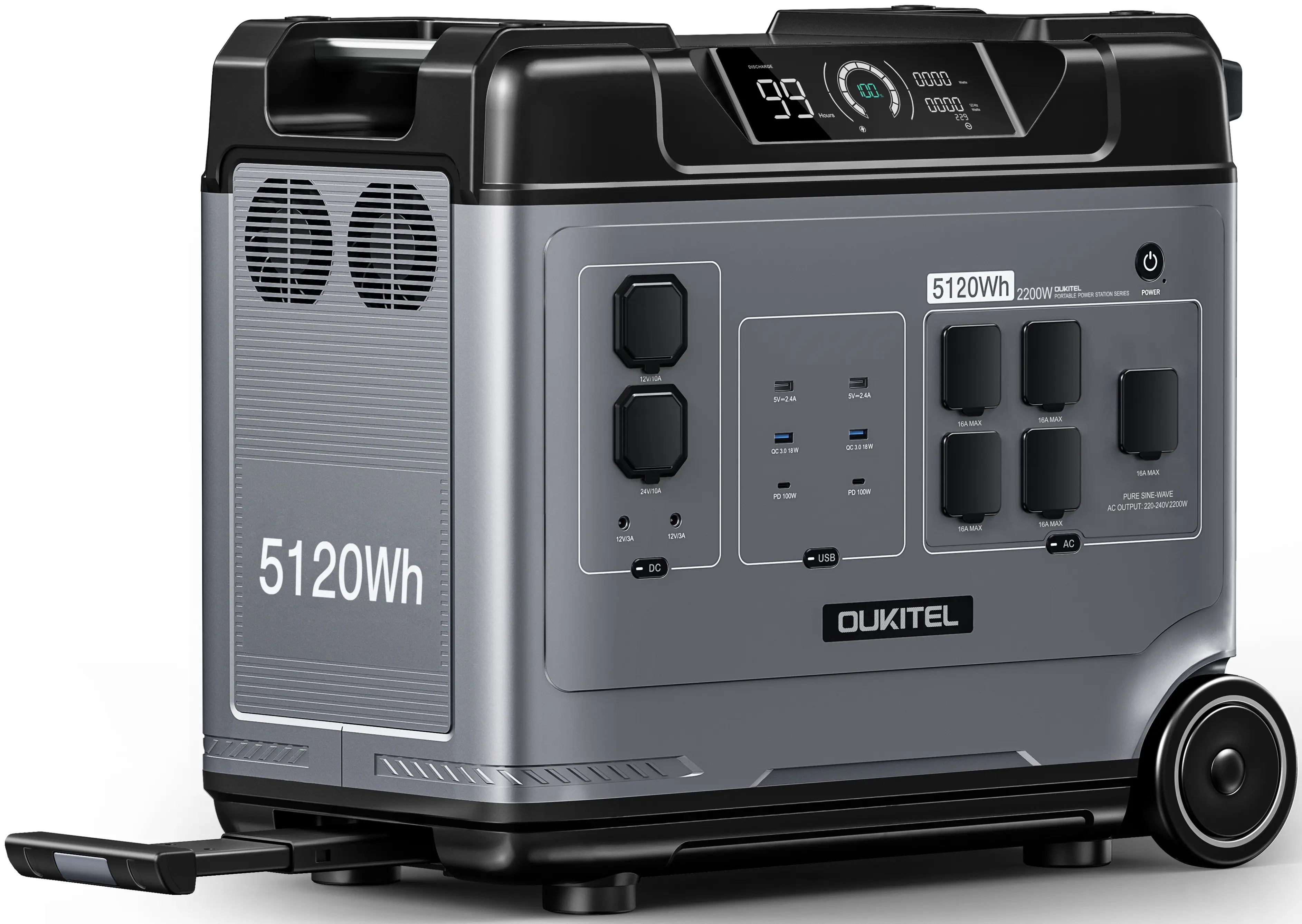 Statie de alimentare electrica portabila Oukitel P5000E (Grey)