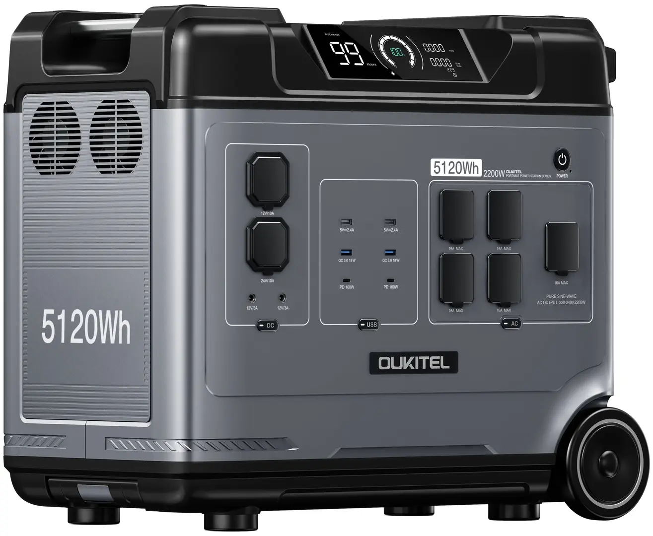 Statie de alimentare electrica portabila Oukitel P5000E (Grey)