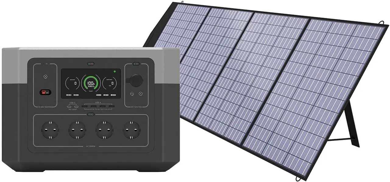 Statie de alimentare electrica portabila Patona Autarc 2000 + 200W (Black)