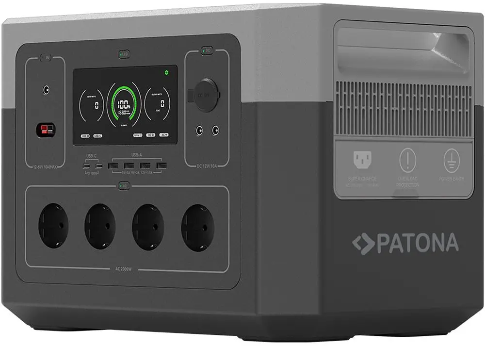 Statie de alimentare electrica portabila Patona Autarc 2000 (Black)