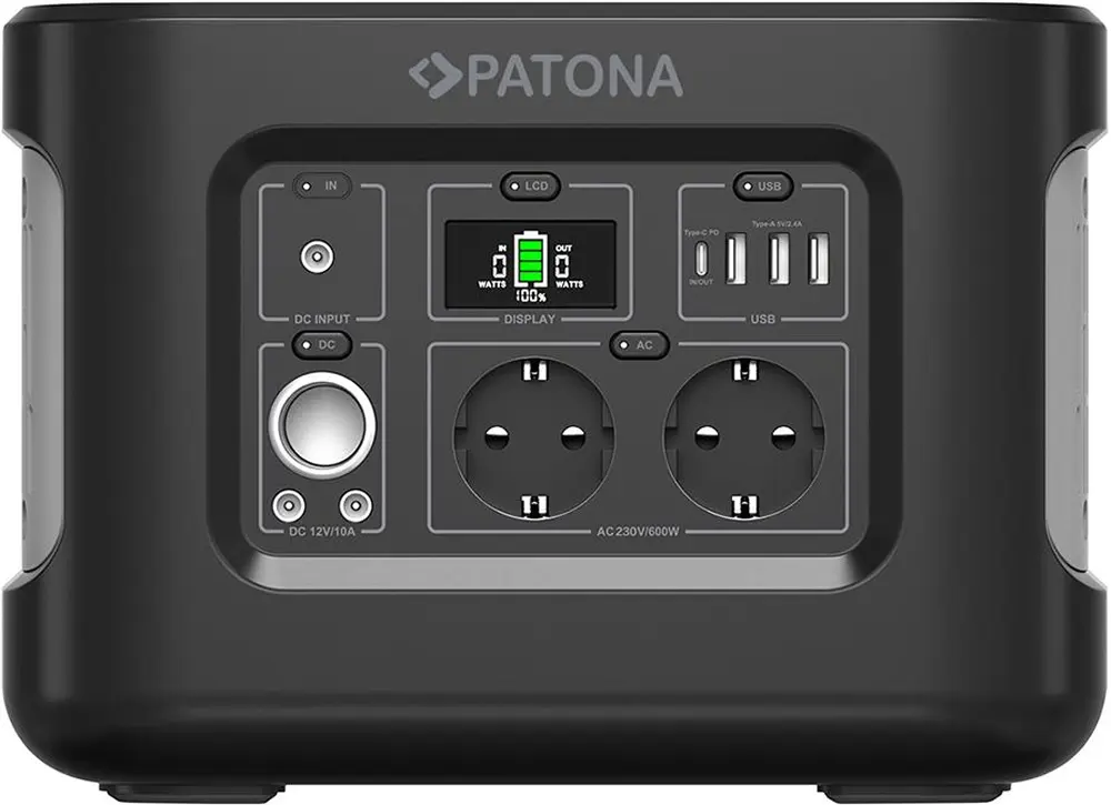 Statie de alimentare electrica portabila Patona Autarc 600 (Black)