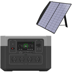 Statie de alimentare electrica portabila  + panou solar Patona Autarc 2000 + 100W (Black)