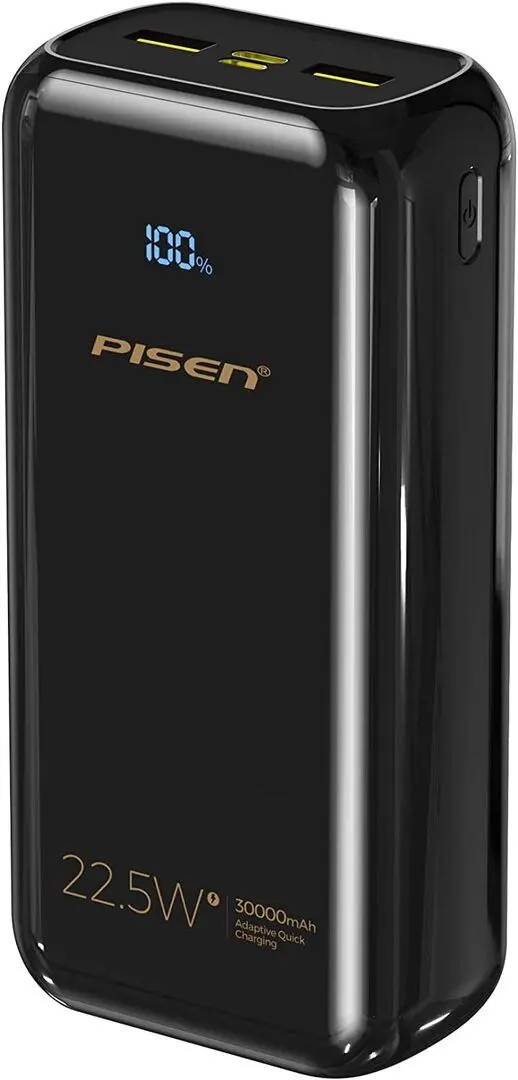 Acumulator extern universal Pisen BL-D99LS 30000mAh 22.5W (Black)