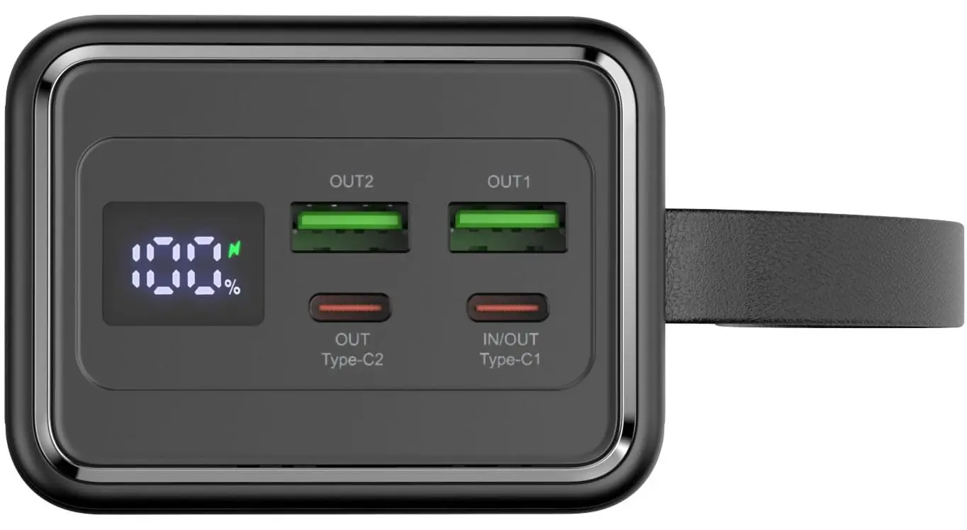 Acumulator extern universal Platinet PMPB4065 40000mAh (Black)