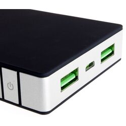 Универсальный внешний аккумулятор PowerNeed P10000B 10000 mAh (Black/Silver) Thumb