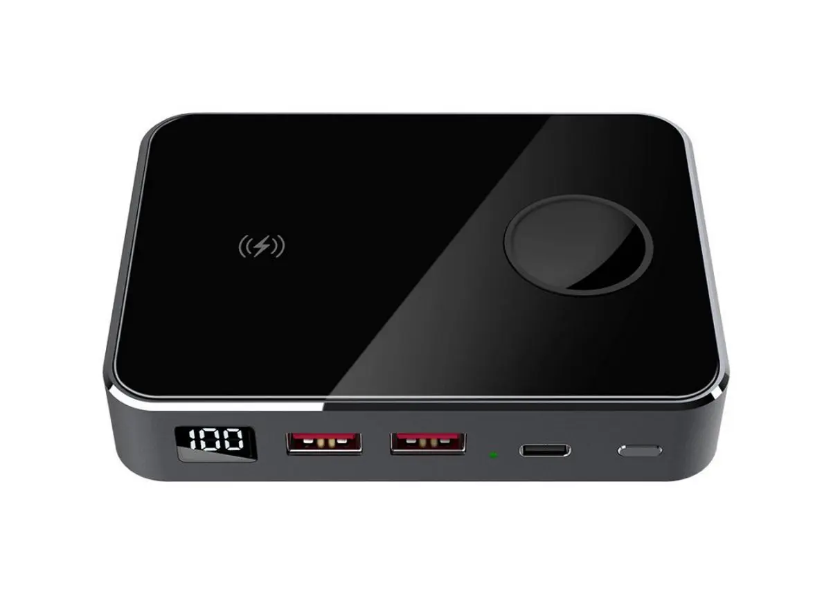 Универсальный внешний аккумулятор Prestigio Graphene PD Watch (Black/Silver)