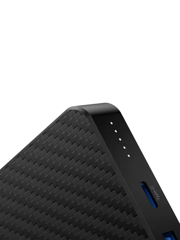 Acumulator extern universal Proove Carbon Slim 10000mAh (Black) - 3