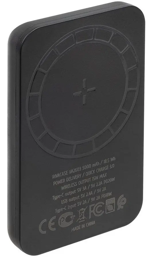 Acumulator extern universal Rivacase VA2603 5000mAh (Black)