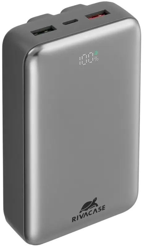 Acumulator extern universal RivaCase VA2612 20000mAh (Silver)