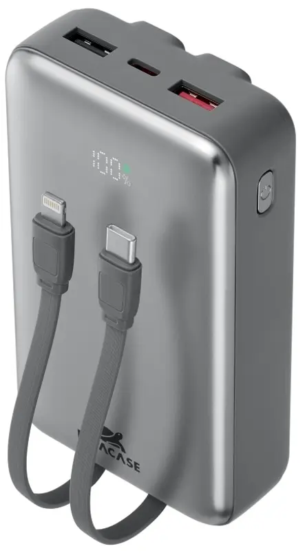 Acumulator extern universal RivaCase VA2612 20000mAh (Silver)