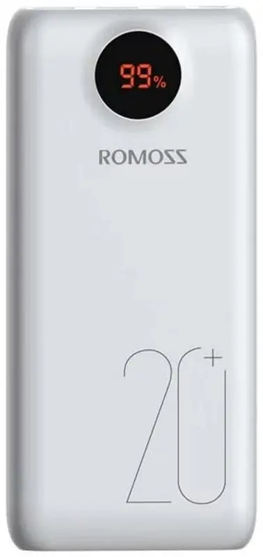 Универсальный внешний аккумулятор Romoss SW20PS+ (White)