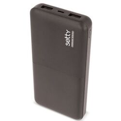 Универсальный внешний аккумулятор Setty Power Bank 10000 mAh (Black) Thumb