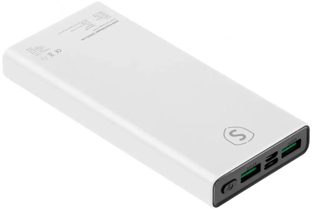 Универсальный внешний аккумулятор Sign SNPB-PD20WH 20000 mAh (White) - 3