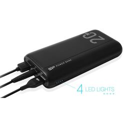 Acumulator extern universal Silicon Power QS15 20000mAh (Black) Thumb