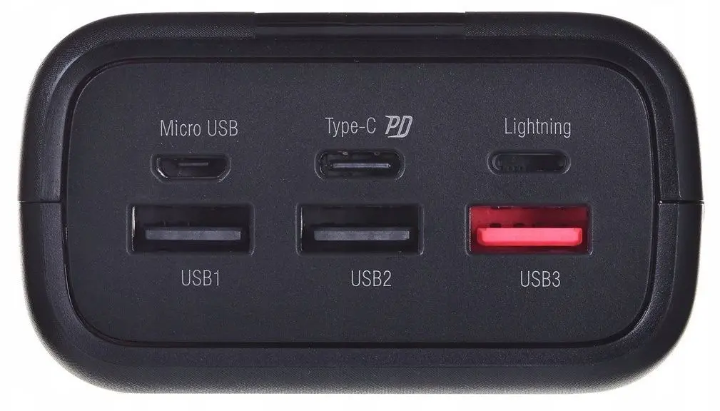 Acumulator extern universal Silicon Power QX55 30000 mAh (Black) - 2