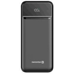 Acumulator extern universal Swissten Power Line II 20000mAh (Black) Thumb