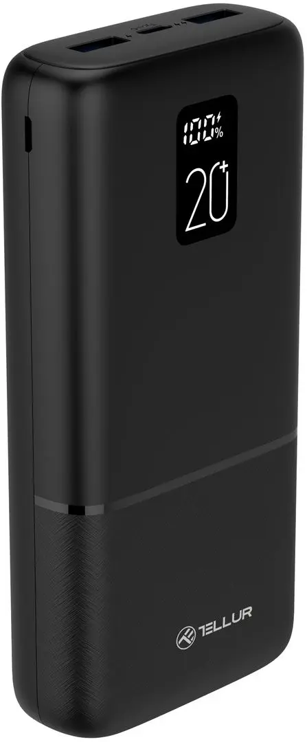 Универсальный внешний аккумулятор Tellur Boost Pro PD202 20000mAh 20W (Black) - 3