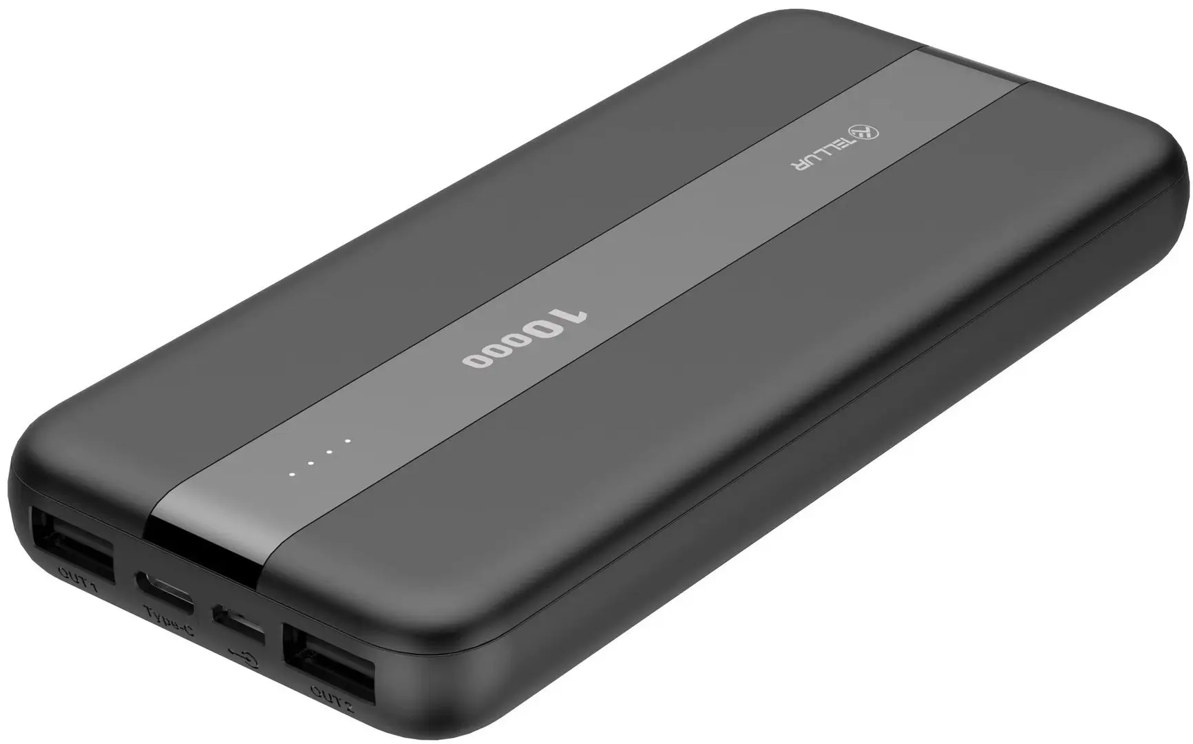 Универсальный внешний аккумулятор Tellur PBC103 10000mAh (Black) - 2