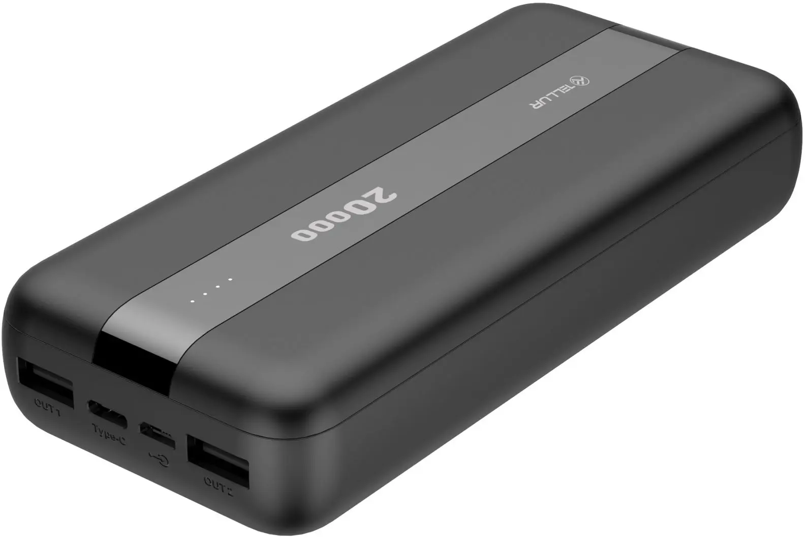 Универсальный внешний аккумулятор Tellur PBC203 20000mAh (Black)