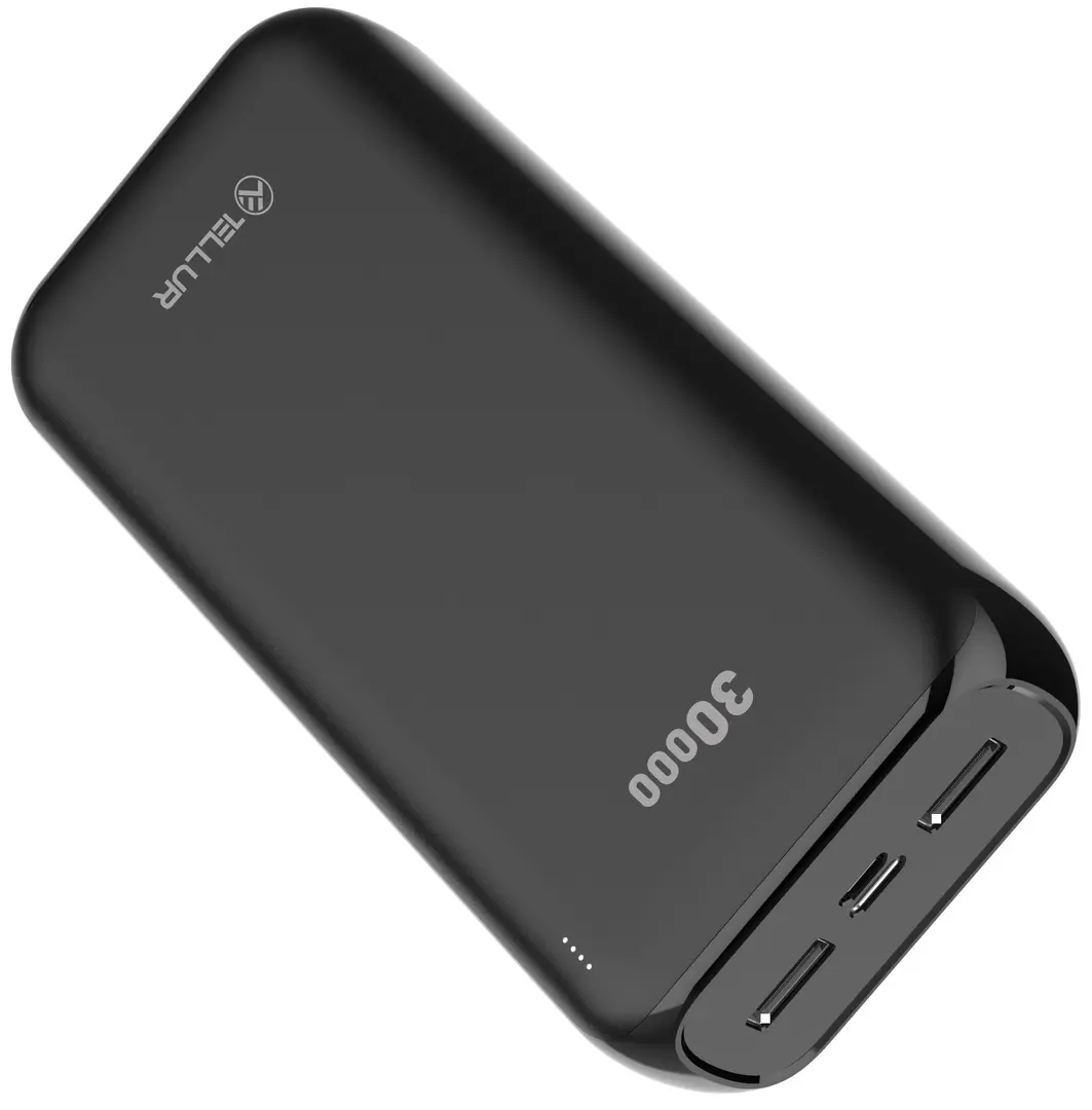 Универсальный внешний аккумулятор Tellur PBC303 30000mAh (Black) - 2
