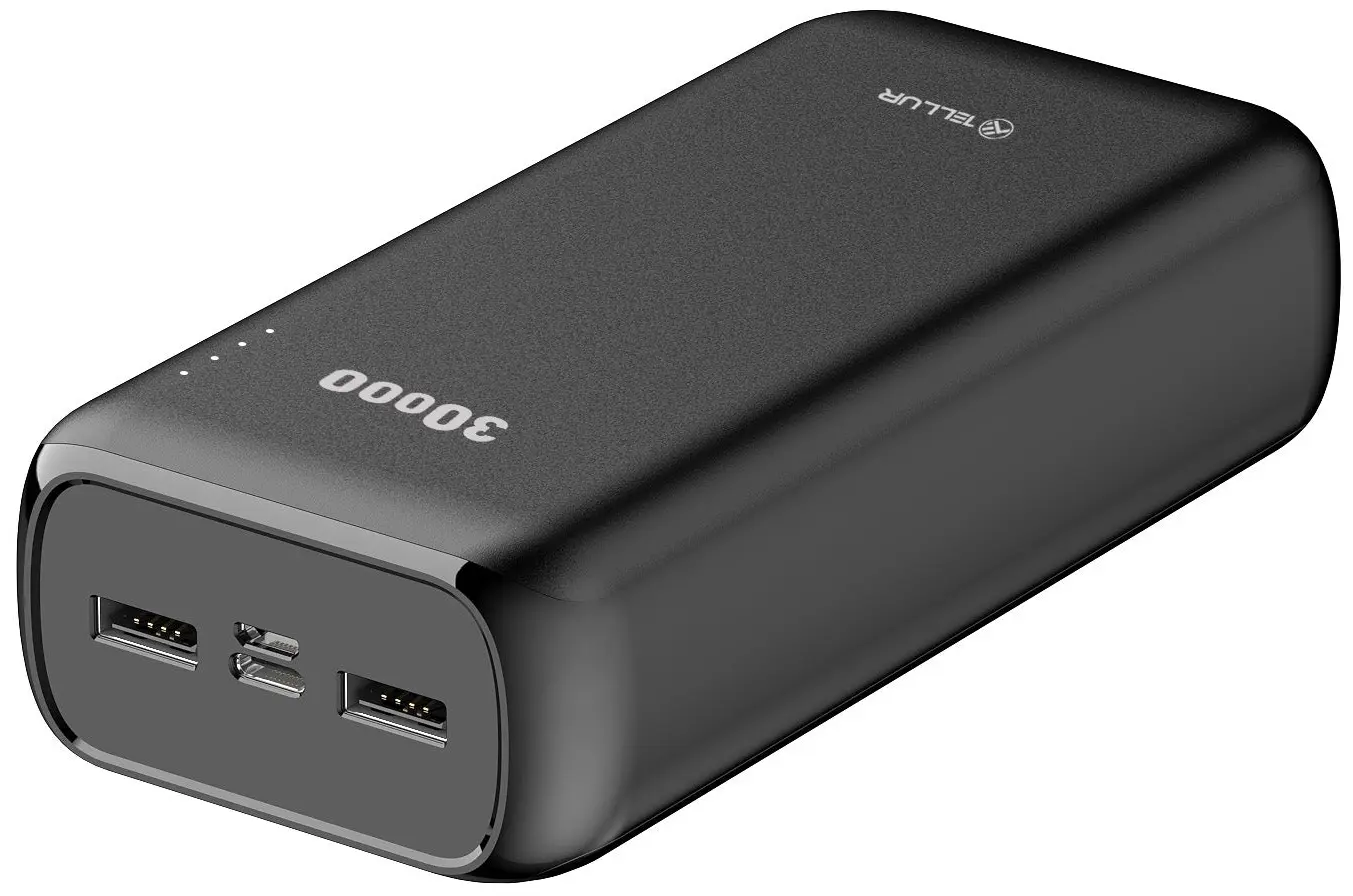 Универсальный внешний аккумулятор Tellur PBC303 30000mAh (Black) - 3