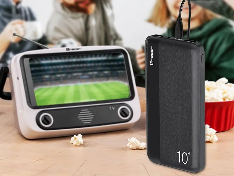 Acumulator extern universal Tracer Parker 2A 10000 mAh (Black)