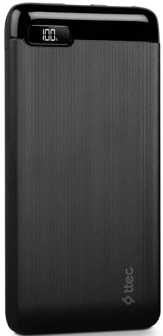 Acumulator extern universal Ttec PowerSlim LCD 20000mAh (Black)