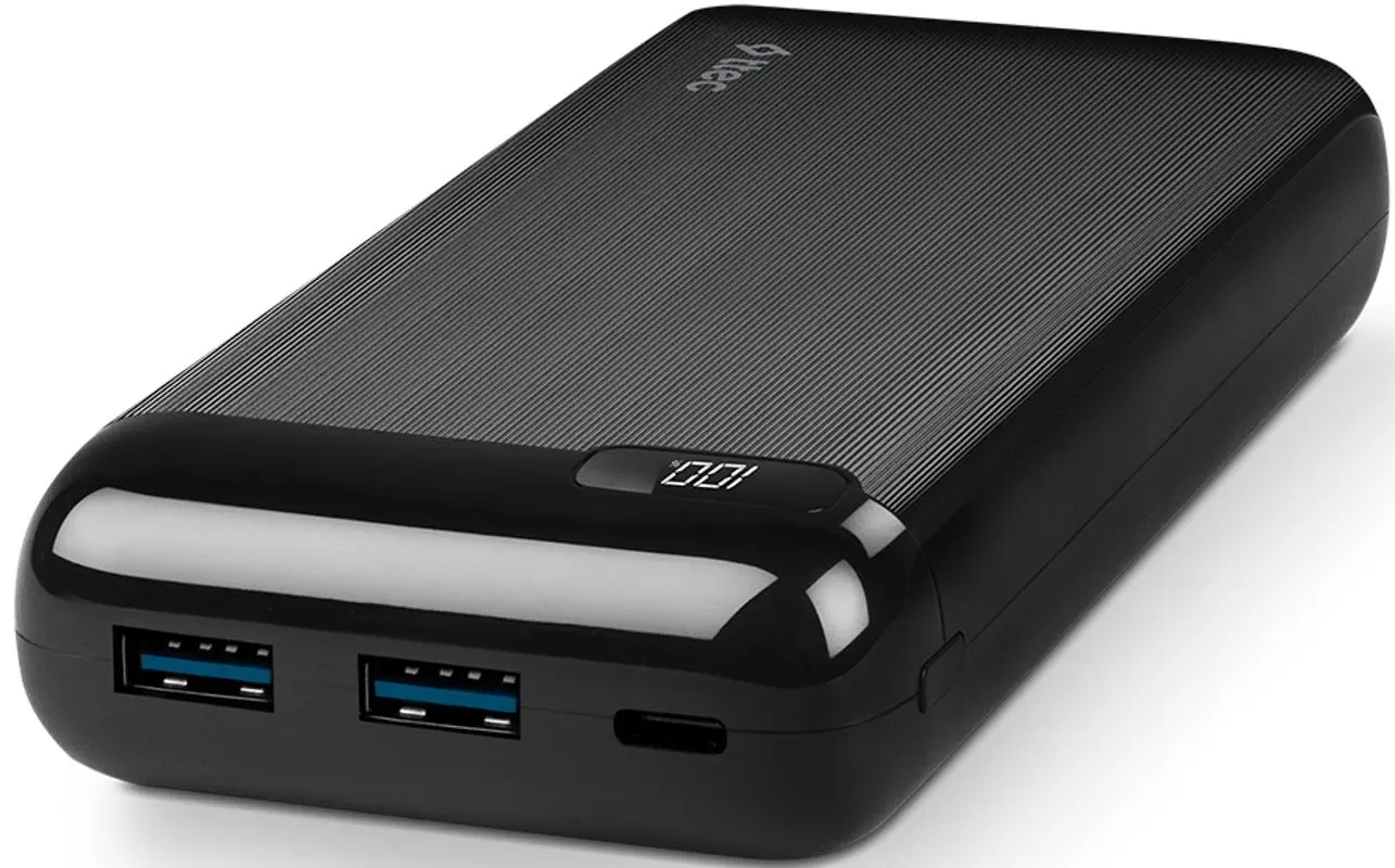 Acumulator extern universal Ttec PowerSlim LCD PD 20000mAh (Black)