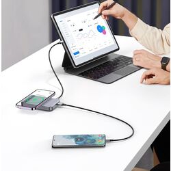 Acumulator extern universal Ugreen 15086 10000mAh (Space Grey) Thumb