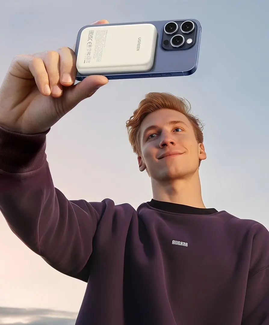 Acumulator extern universal Ugreen 25208 10000mAh (Beige)