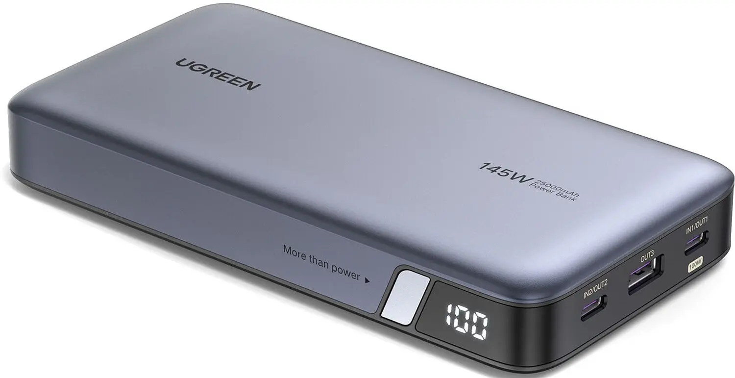 Acumulator extern universal Ugreen 90597A 25000mAh (Grey)