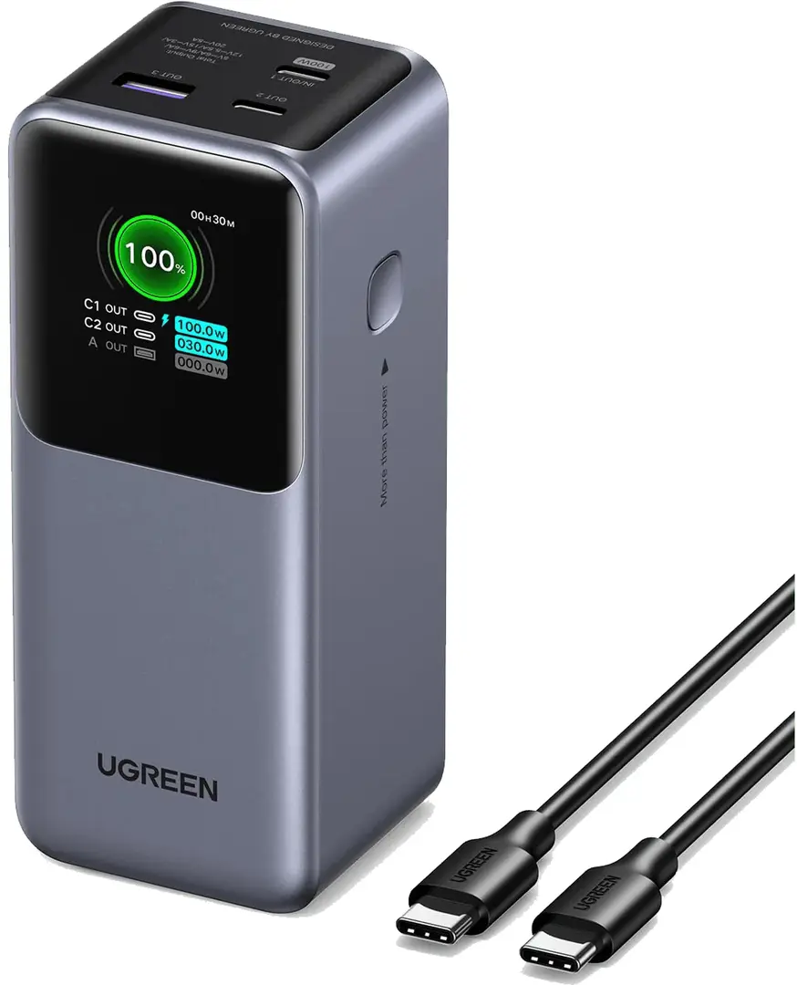 Acumulator extern universal Ugreen Nexode PB721 20000mAh (Grey/Black)