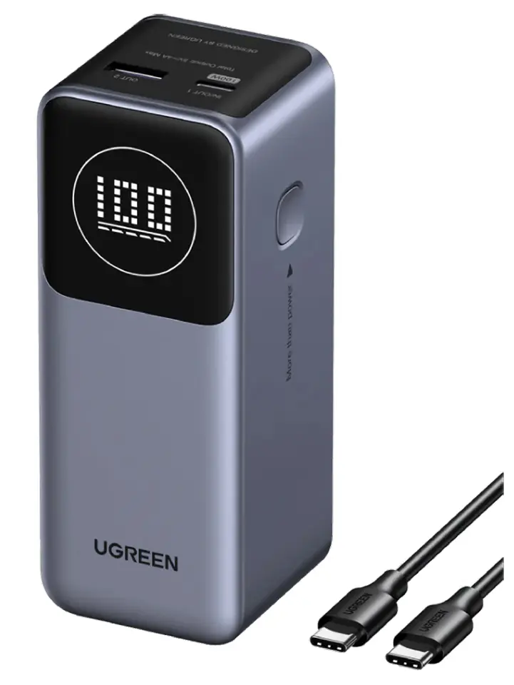 Acumulator extern universal Ugreen Nexode PB724 12000mAh (Grey/Black)