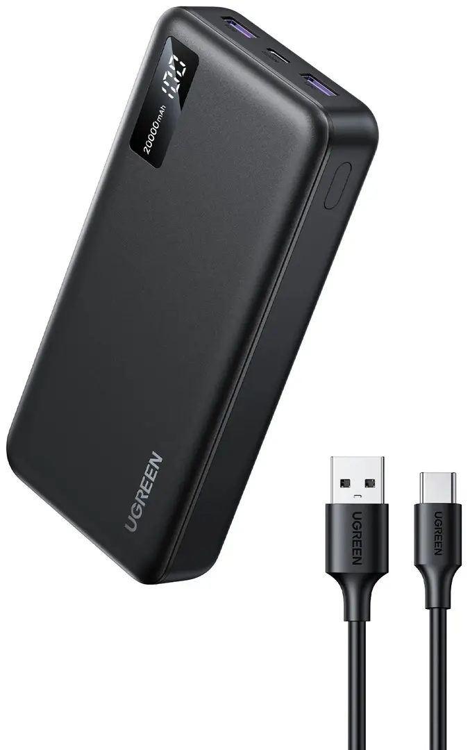 Универсальный внешний аккумулятор Ugreen PB312 20000mAh (Black) - 4