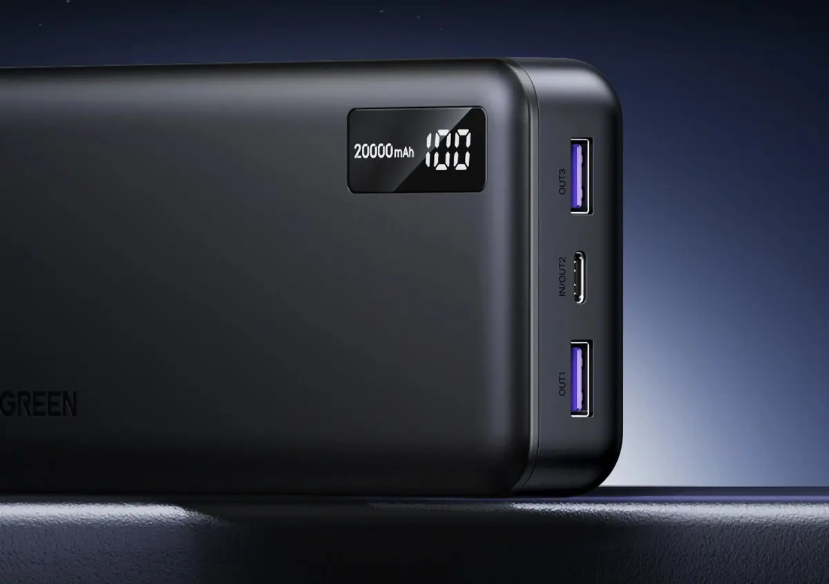 Универсальный внешний аккумулятор Ugreen PB312 20000mAh (Black) - 5