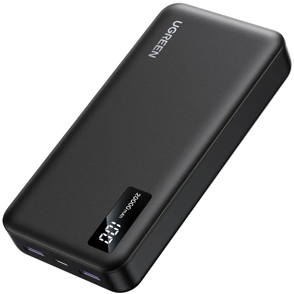 Универсальный внешний аккумулятор Ugreen PB312 20000mAh (Black)