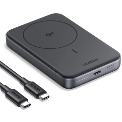 Универсальный внешний аккумулятор Ugreen Qi2 PB761 10000mAh (Gray) Thumb