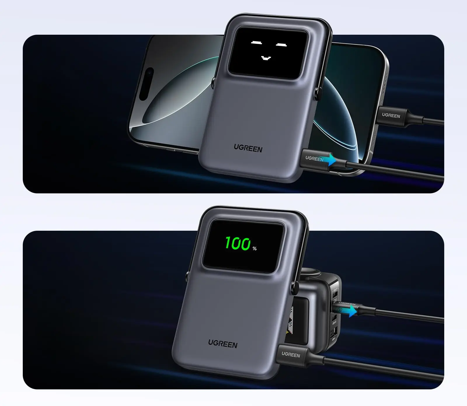 Acumulator extern universal Ugreen Uno PB571 5000mAh (Space Gray)