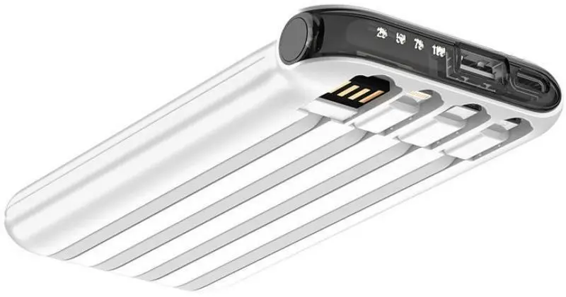 Acumulator extern universal Vipfan F10 (White)