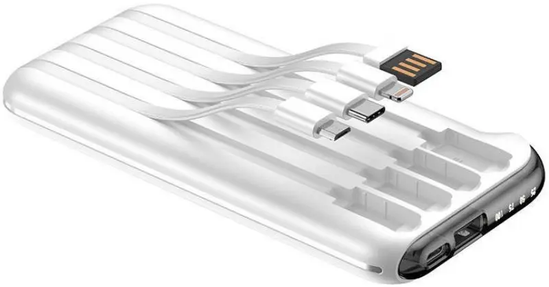 Acumulator extern universal Vipfan F10 (White)