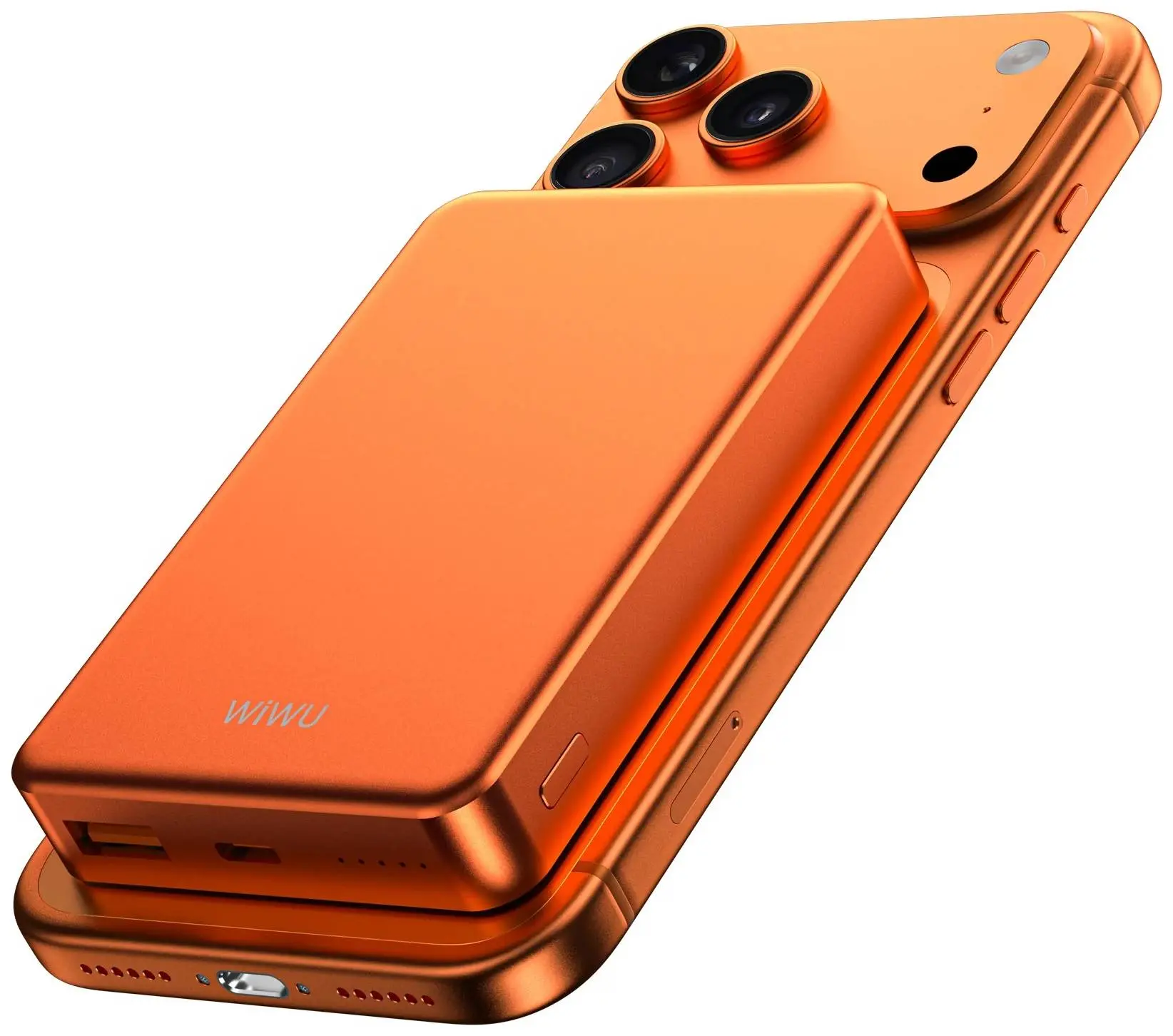 Acumulator extern universal Wiwu P15-1 10000mAh (Orange) - 5