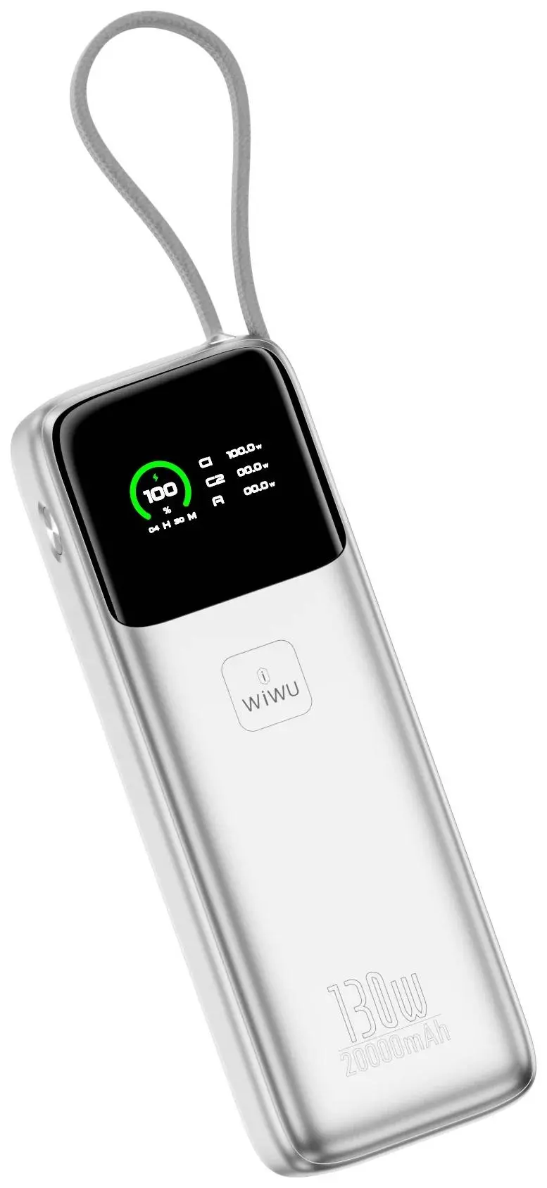 Acumulator extern universal Wiwu PM301 20000mAh (Silver) - 2