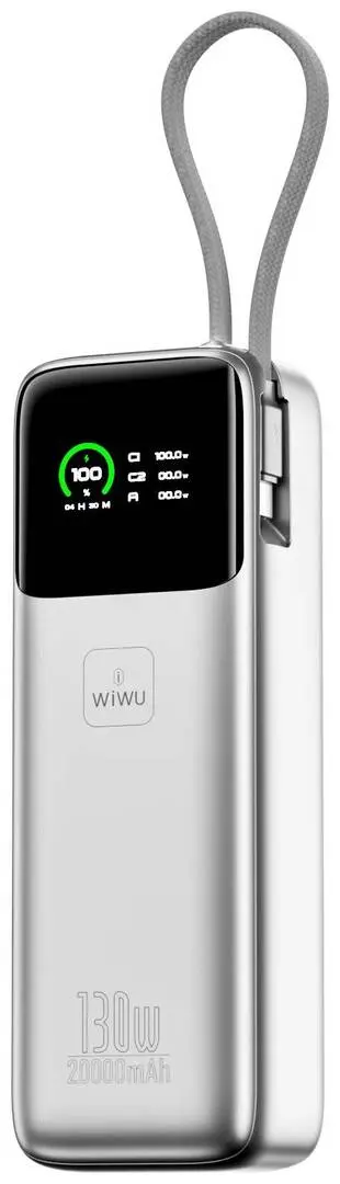 Acumulator extern universal Wiwu PM301 20000mAh (Silver)